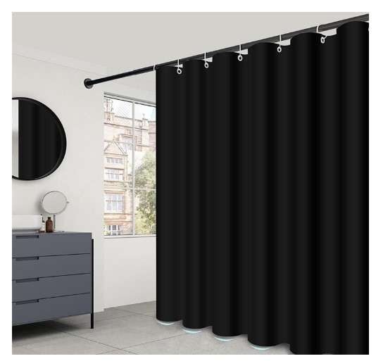 Fabric Shower Curtain Liner Waterproof Hotel Quality
