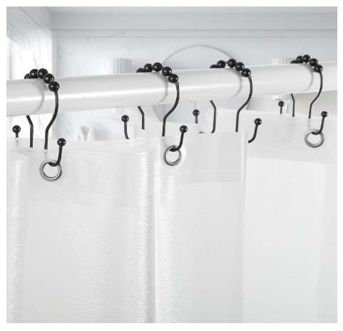 Best Shower Curtain Rings Ideas for Your Bathroom 5 Goowin Shower Curtain Hooks