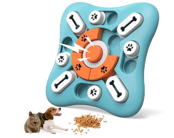 Interactive Dog Treat Puzzle Toys for IQ Training Mental Stimulating