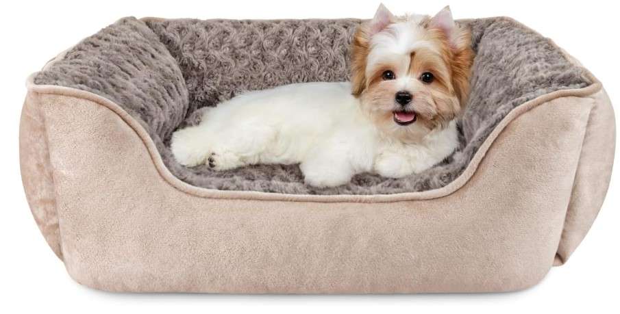 JOEJOY Rectangle Dog Bed for Large Medium Small Dogs