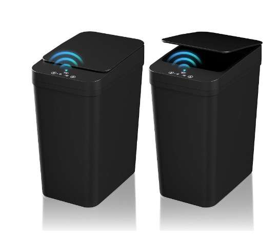 KOEYLE 2 Pack 2.2 Gallon Automatic Touchless Garbage Can