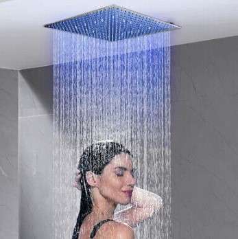 Rainfall Shower head Ideas: Transform Your Daily Showering Experience 4 LED Rainfall Shower Heads