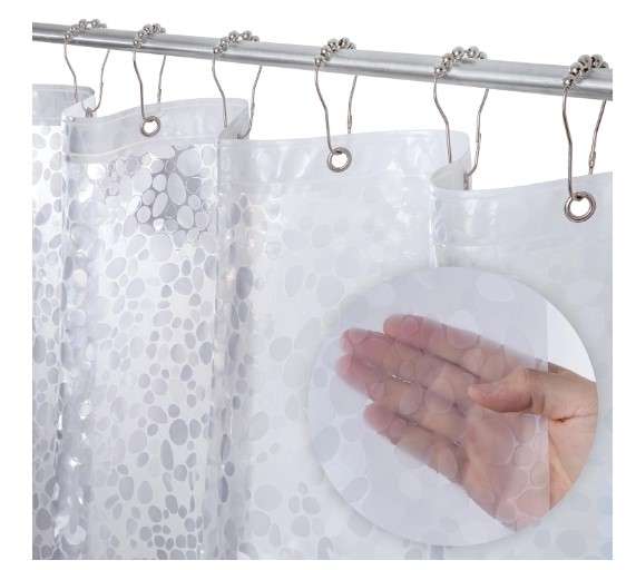 LiBa Plastic Shower Curtain