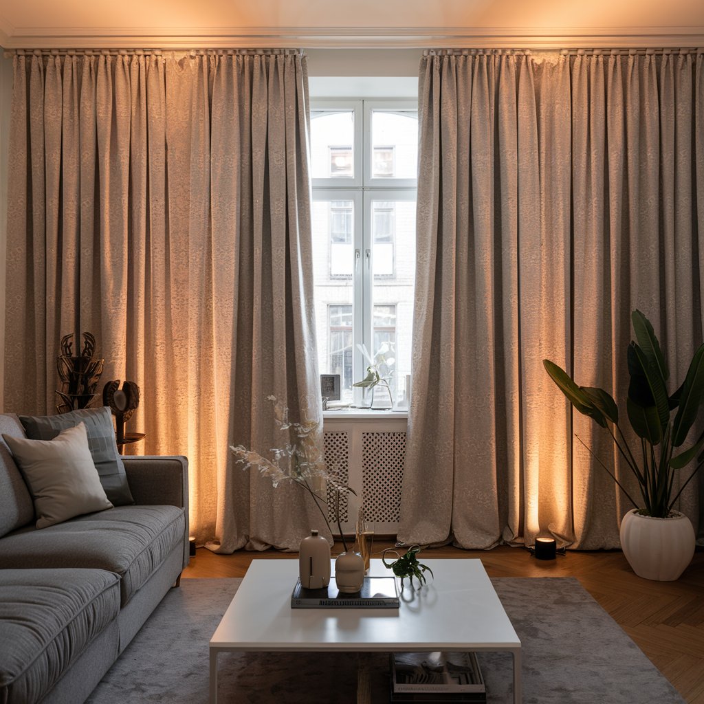 10 Modern Living Room Lighting Ideas for Every Style 10 Light-Filtering Curtains