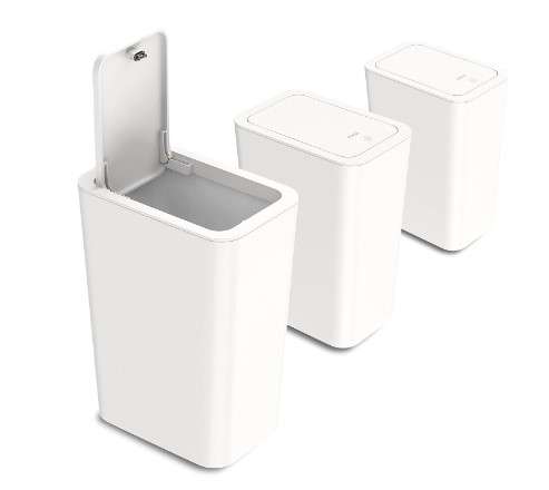 Modern Bathroom Trash Cans With Lids: Reviews and Recommendations 3 N. NETDOT 3 Pack 10L / 2.6 Gallon Small Trash Can with Lid