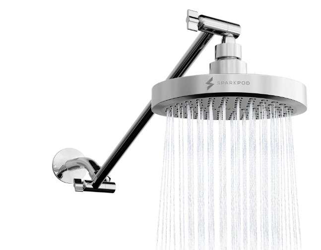 The Best SparkPod Shower Head: An In-Depth Review 2 SparkPod Round Rain Shower Head with Extension Arm