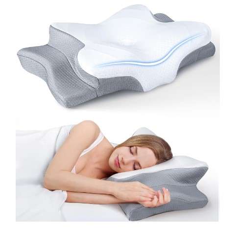 Ultra Pain Relief Cooling Pillow for Neck Support