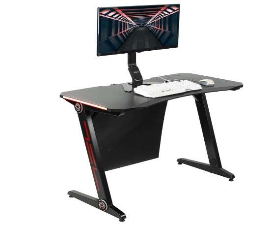 VIVO 47 inch Gaming Desk with Z Shaped Frame