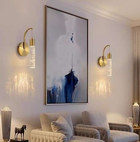 10 Modern Living Room Lighting Ideas for Every Style 4 Wall Sconces