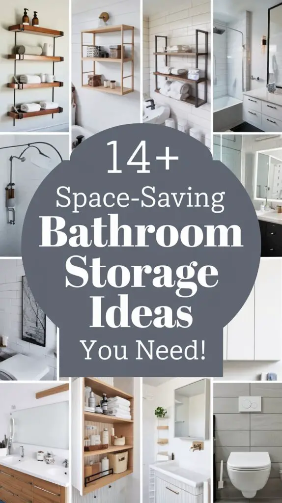 14 Bathroom Storage Ideas That Will Transform Your Morning Routine 29 bathroom storage ideas