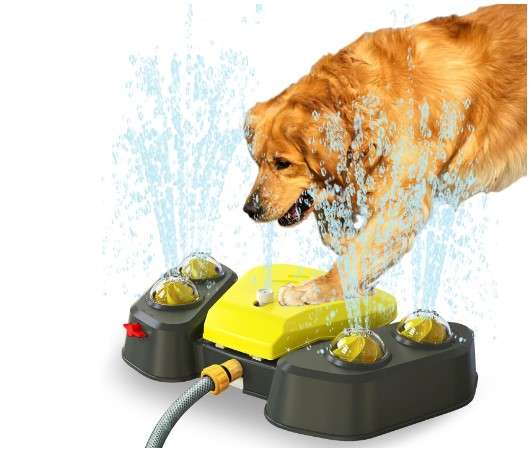 The Best Water Toys for Dogs of All Sizes and Breeds 7 Dog Water Sprinklers,Outdoor Step On Dog Water Sprinkler Dog Fountain