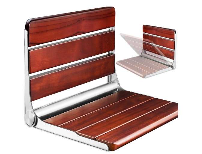 Folding Teak Shower Bench Ideas: The Ultimate Guide 5 Improved Folding Teak Shower Seat Wall Mounted - Folding Shower Bench