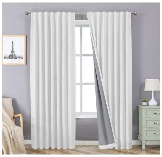 Joydeco 100 Blackout Curtains for Bedroom