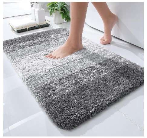 Bathroom Rugs with Rubber Backing: Why is a Must Have 1 OLANLY Luxury Bathroom Rug Mat 24x16, Extra Soft and Absorbent Microfiber Bath Rugs