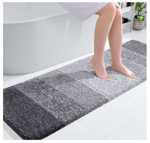 Large Bathroom Rugs: Tips for Buying and Decorating 9 OLANLY Luxury Bathroom Rug Mat 59x20