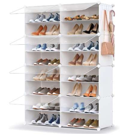 Shoe Storage32 Pairs Shoe Rack Organizer for Closet Shoe Cabinet