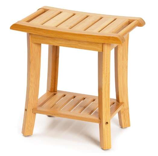 Unibambou Bamboo Shower Bench