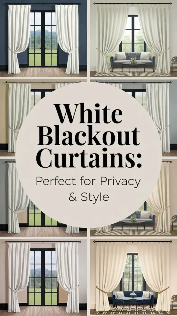 White Blackout Curtains for Living Room: The Ultimate Guide 11 White Blackout Curtains for Living Room