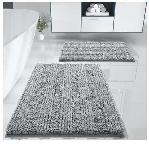 Bathroom Rugs with Rubber Backing: Why is a Must Have 7 Yimobra Luxury Chenille Bathroom Rugs Sets 2 Piece