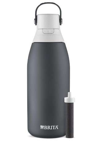 Insulated Water Bottles With Straws: Which One Is Right for You? 1 Brita Stainless Steel Premium Filtering Water Bottle