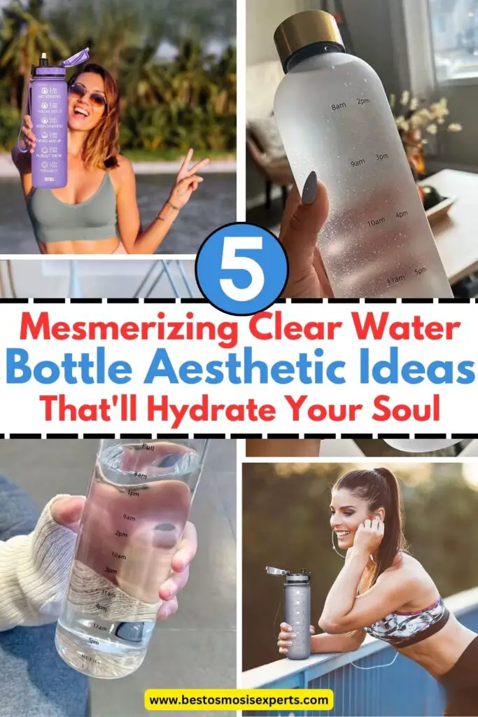 Clear Water Bottle Aesthetic