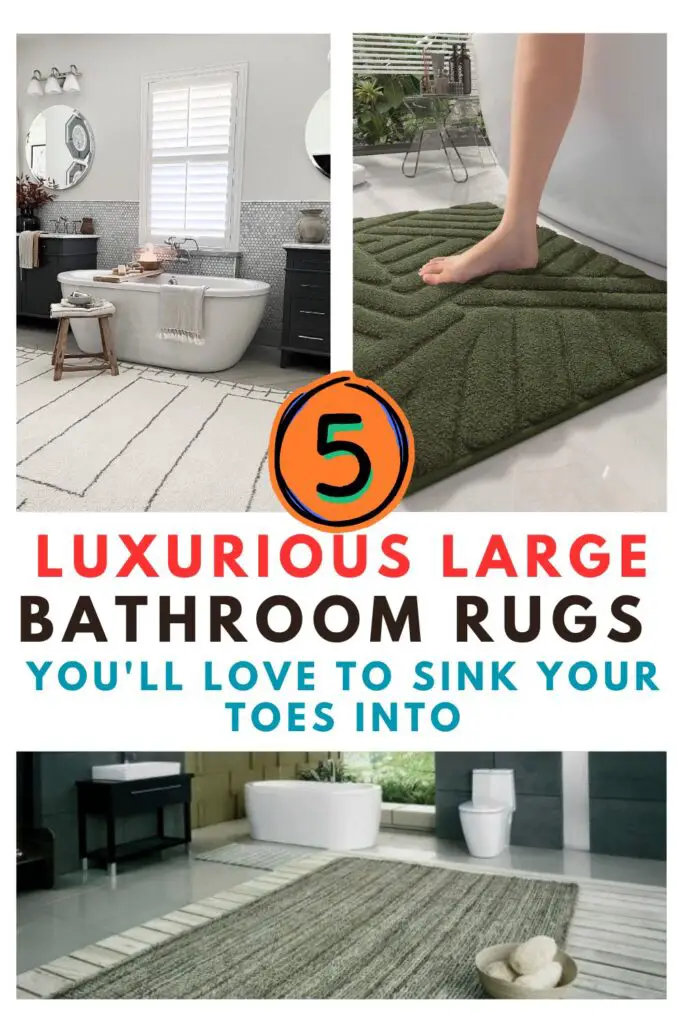 Large Bathroom Rugs ideas