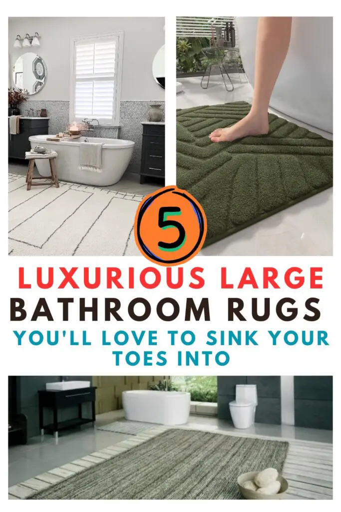 Large Bathroom Rugs: Tips for Buying and Decorating 11 Large Bathroom Rugs ideas
