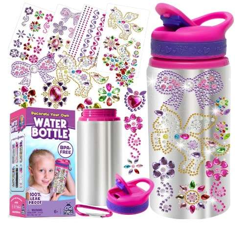 The Best Water Bottle Decorations Ideas for 2024 5 PURPLE LADYBUG Decorate Your Own Water Bottle for Girls - 5 6 7 8 Year Old Girl Gifts