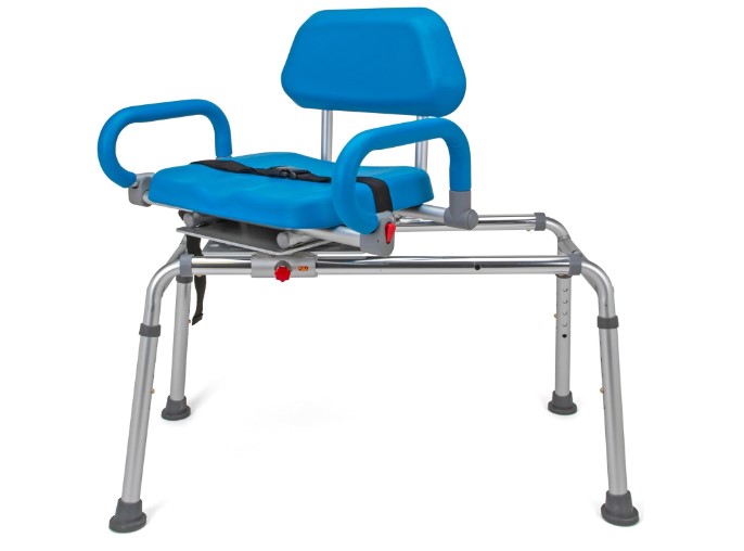 The Best Sliding Bathtub Chairs for Elderly 5 Premium Sliding Shower Swivel Seat Chair (2024 Update), Tub Transfer Bench, 330 Lb Capacity