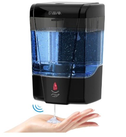 Wall Mounted Soap Dispenser Bathroom Ideas: The Ultimate Guide 1 SVAVO Automatic Soap Dispenser Hand Sanitizer Dispenser Wall Mount 600ml/21fl.oz
