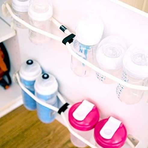 5 Water Bottle Storage Ideas for Your Home 1 Under-the-Sink Water Bottle Storage