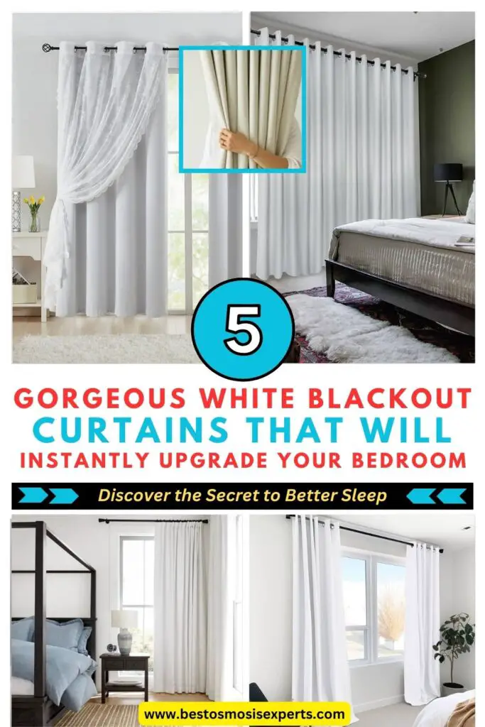 White Blackout Curtains for Bedroom: A Must-Have for a Good Nights Sleep 11 White Blackout Curtains for Bedroom