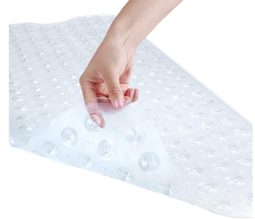 The Best Non-Slip Shower Mats for Small Bathrooms 1 YINENN Bath Tub Shower Safety Mat 40 x 16 Inch Non-Slip and Extra Large