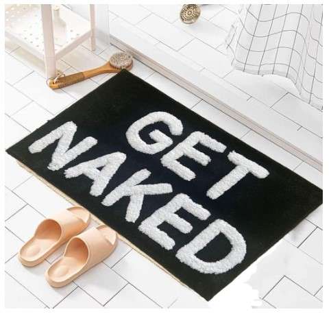 Cute Bathroom Rugs: The Best Rugs for a Stylish and Functional Bathroom 3 Zeeinx Get Naked Bath Mat Cute Bathroom Rugs