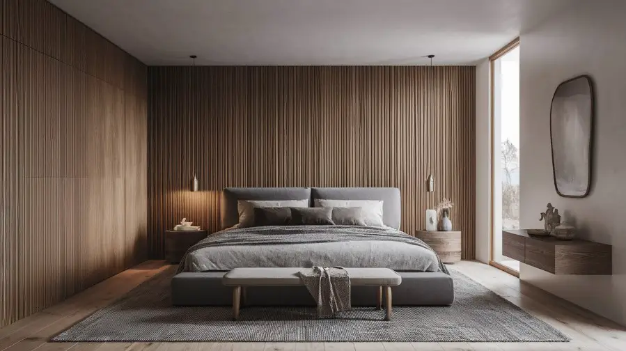 10 Modern Minimalist Bedroom Furniture Ideas for a Sleek Look 8 Accent Wall