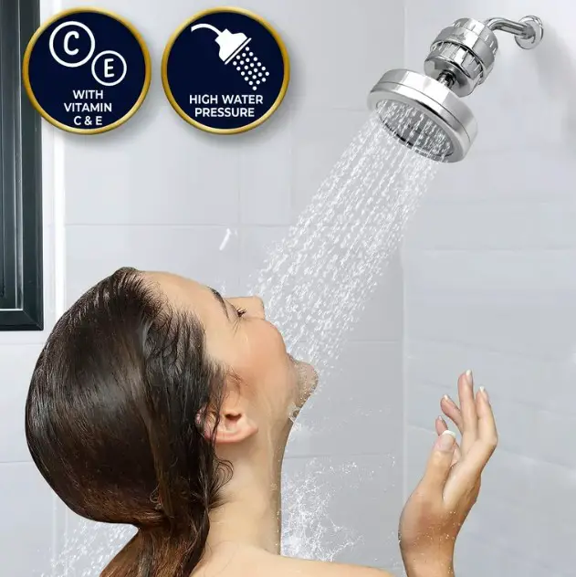 7 Modern Shower Head Types That Will Transform Your Bathroom 7 AquaHomeGroup Luxury Filtered Shower Head Set 20+3 Stage Shower Filter for Hard Water Removes Chlorine and Harmful Substances - Showerhead Filter High Output