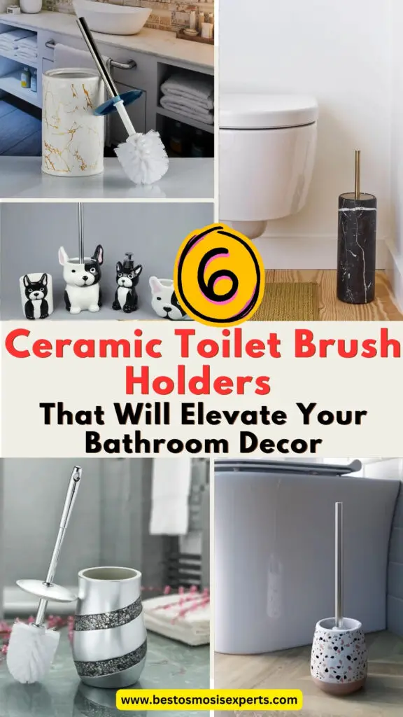6 Stylish Ceramic Toilet Brush Holders to Upgrade your Bathroom Decor 13 Ceramic Toilet Brush Holders