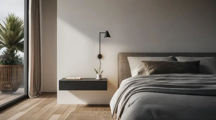 10 Modern Minimalist Bedroom Furniture Ideas for a Sleek Look 9 Floating Nightstands