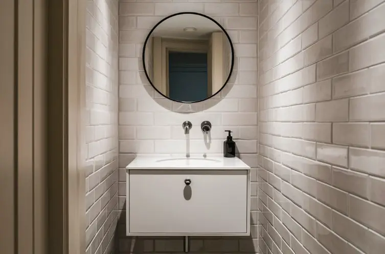 9 Small Toilet Room Decorating Ideas You'll Love 6 Floating Vanities