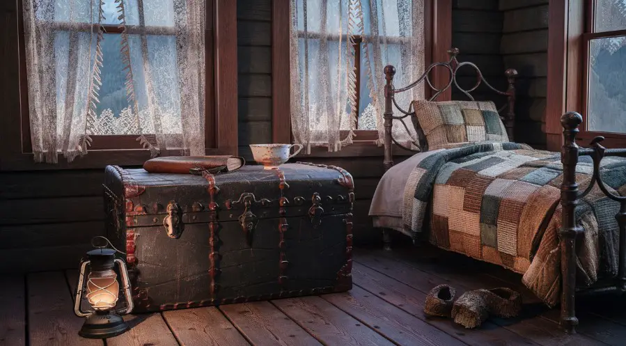 10 Rustic Bedroom Furniture Ideas for a Charming Home 7 Include a Rustic Trunk
