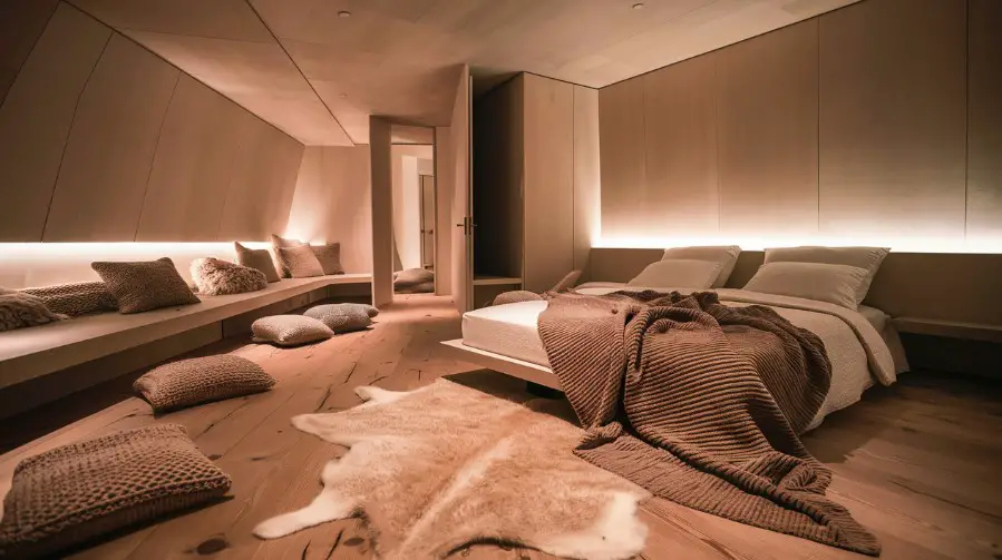 10 Scandinavian Bedroom Décor Ideas for a Serene and Inviting Retreat 4 Incorporate Cozy Textures