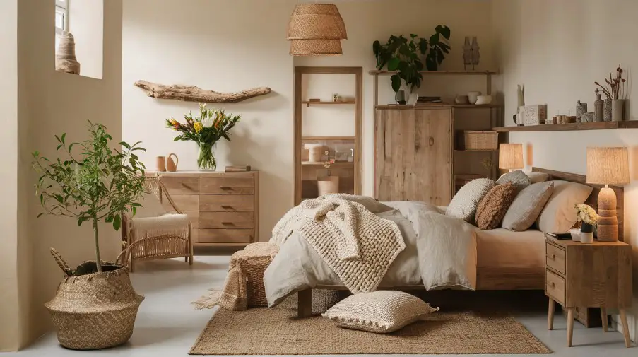 10 Modern Rustic Bedroom Décor Ideas You'll Love 9 Incorporate Natural Elements