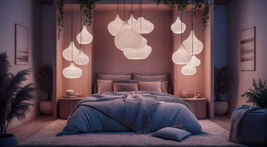 10 Cozy Bedroom Lighting Ideas for a Relaxing Retreat 3 Pendant Lights for Intimate Illumination