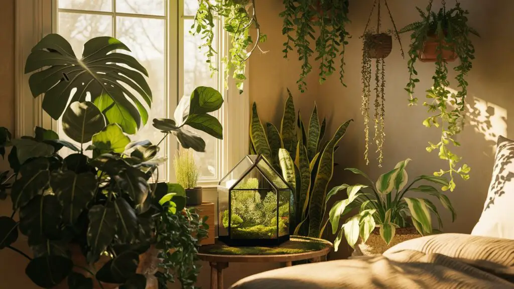 10 Modern Bohemian Bedroom Décor Ideas to Create a Cozy Oasis 6 Plants and Greenery Potted Plants and Hanging Planters