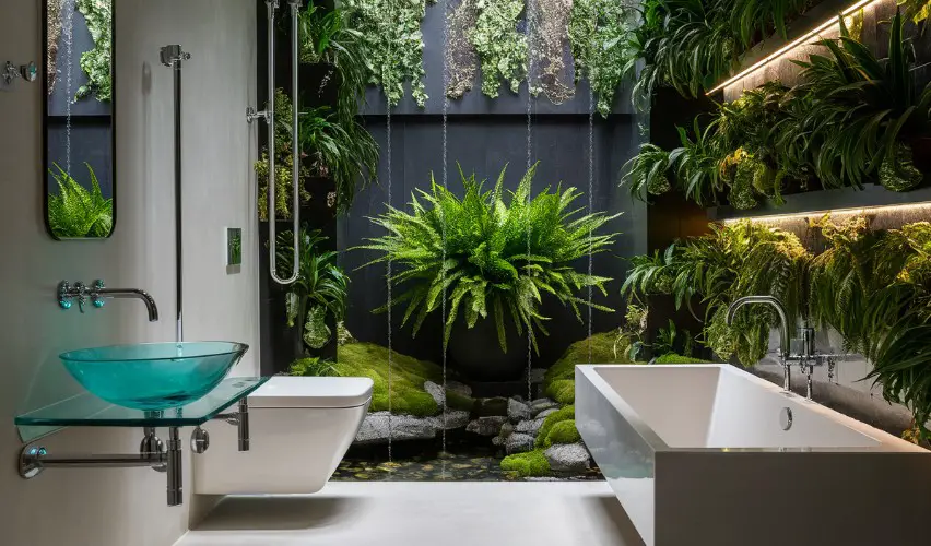 9 Small Toilet Room Decorating Ideas You'll Love 9 Plants and Greenery