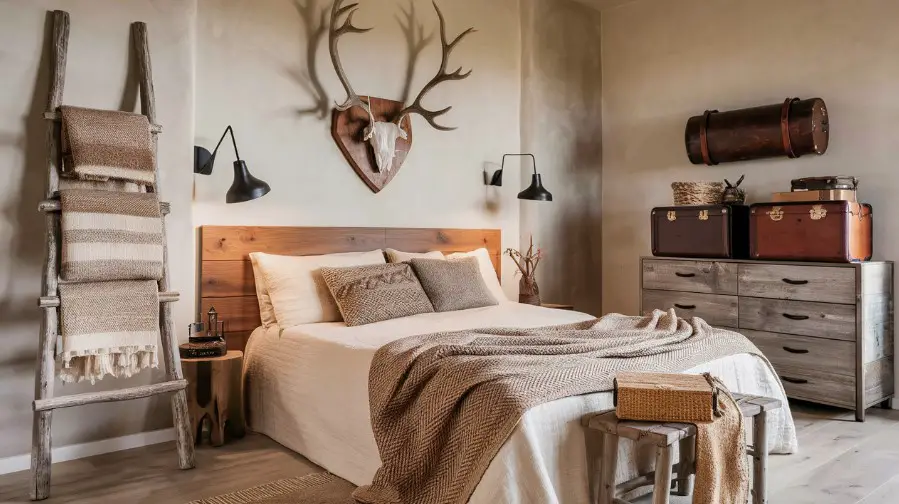 10 Modern Rustic Bedroom Décor Ideas You'll Love 8 Use Rustic Accents