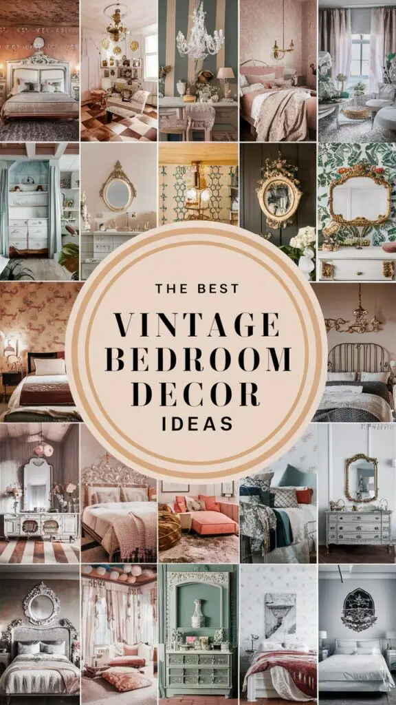 10 Vintage Bedroom Decor Ideas That Will Transport You Back in Time 11 Vintage Bedroom Decor Ideas