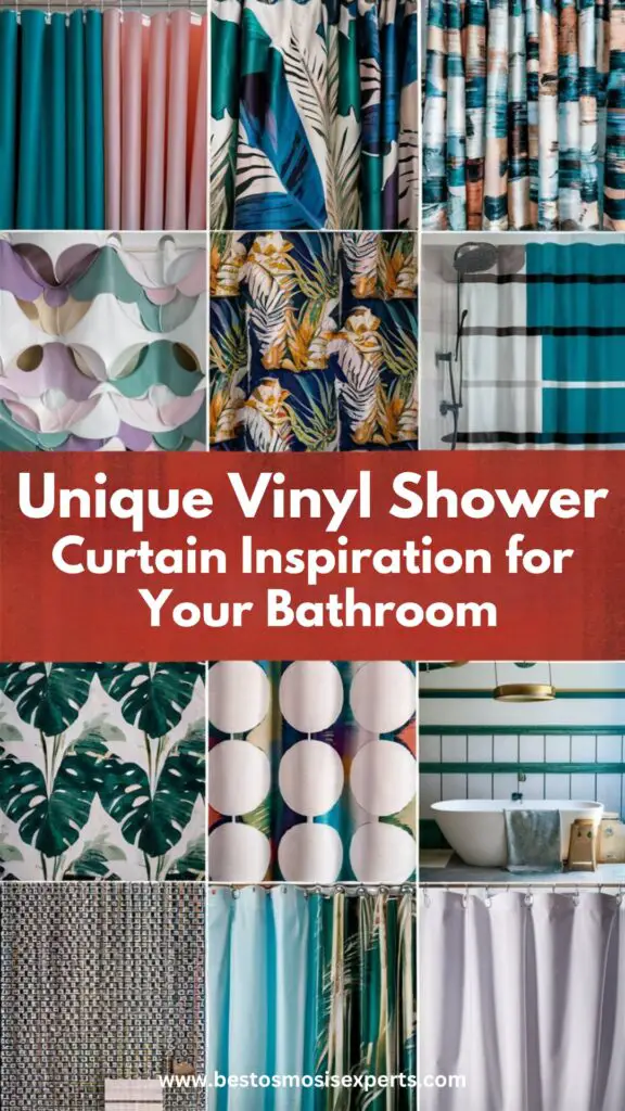 6 Best Vinyl Shower Curtain Ideas for Your Bathroom 13 Vinyl Shower Curtain Ideas for Your Bathroom