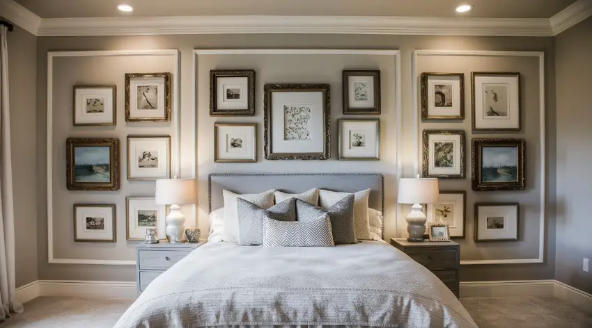 10 Stunning Master Bedroom Accent Wall Ideas You Need to See 8 Accent Wall with Molding