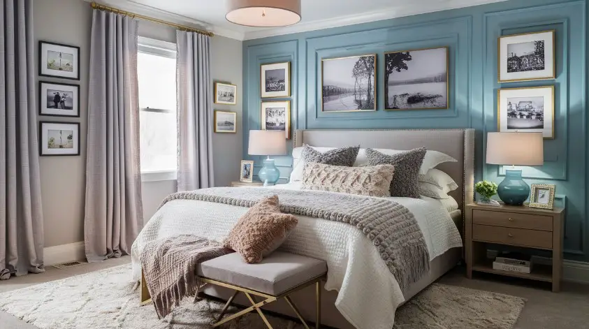 10 Modern Bedroom Design Ideas that Both Partners Will Love 2 Coordinated Color Palette
